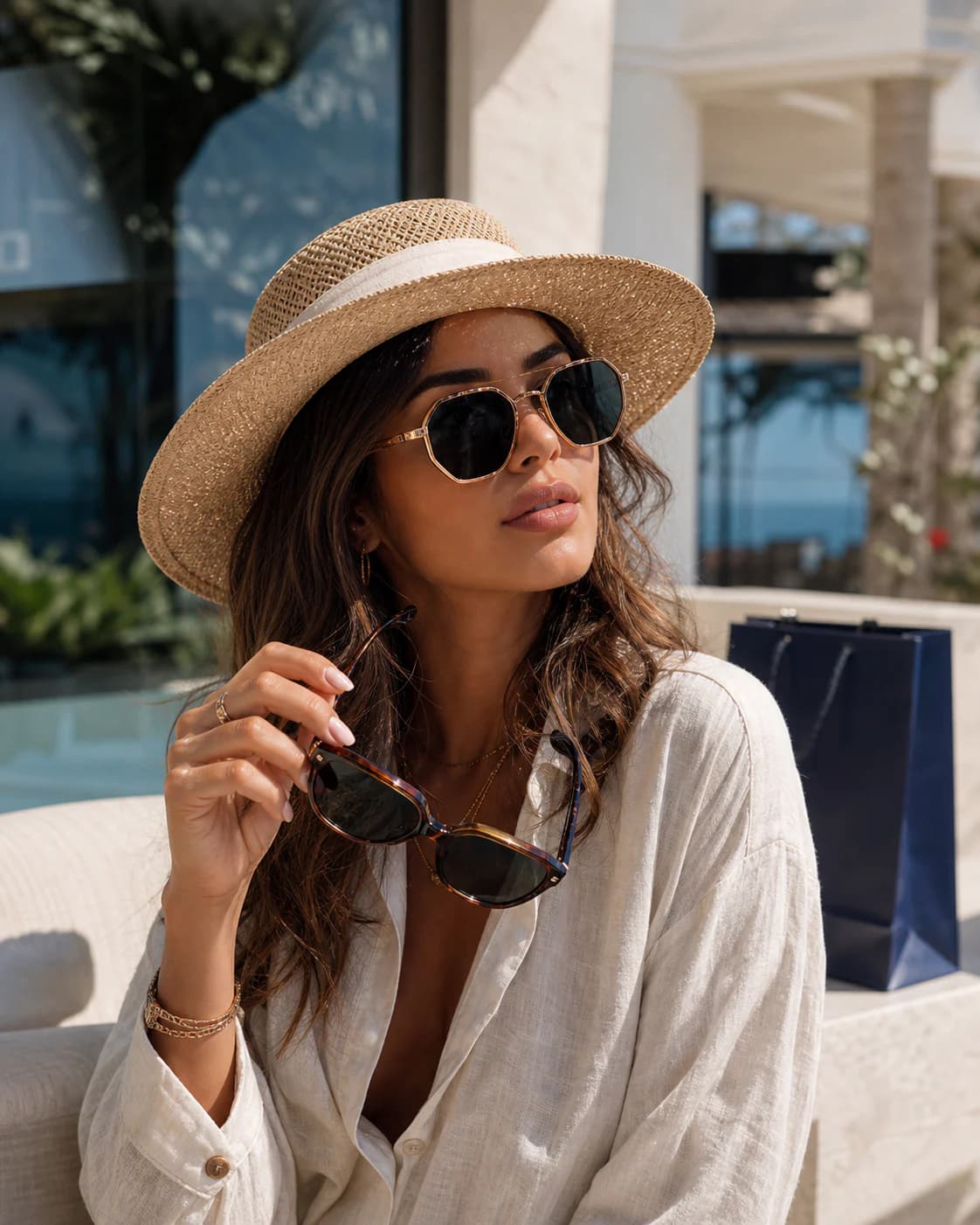 Concept image of resort eyewear styling