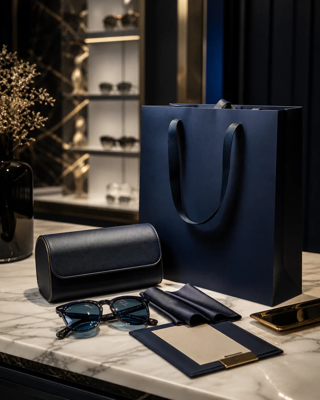 Concept image of eyewear packaging
